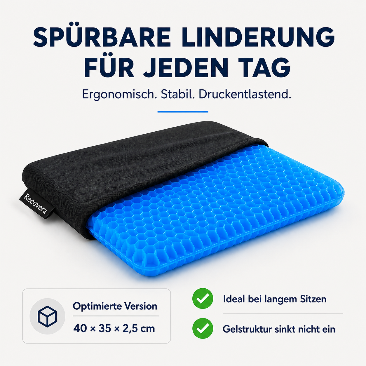 Recovera™ WabenGel-Sitzkissen